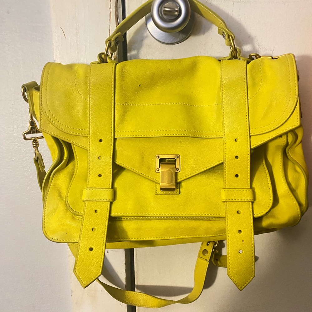 Proenza Schouler PS1 in chartreuse!